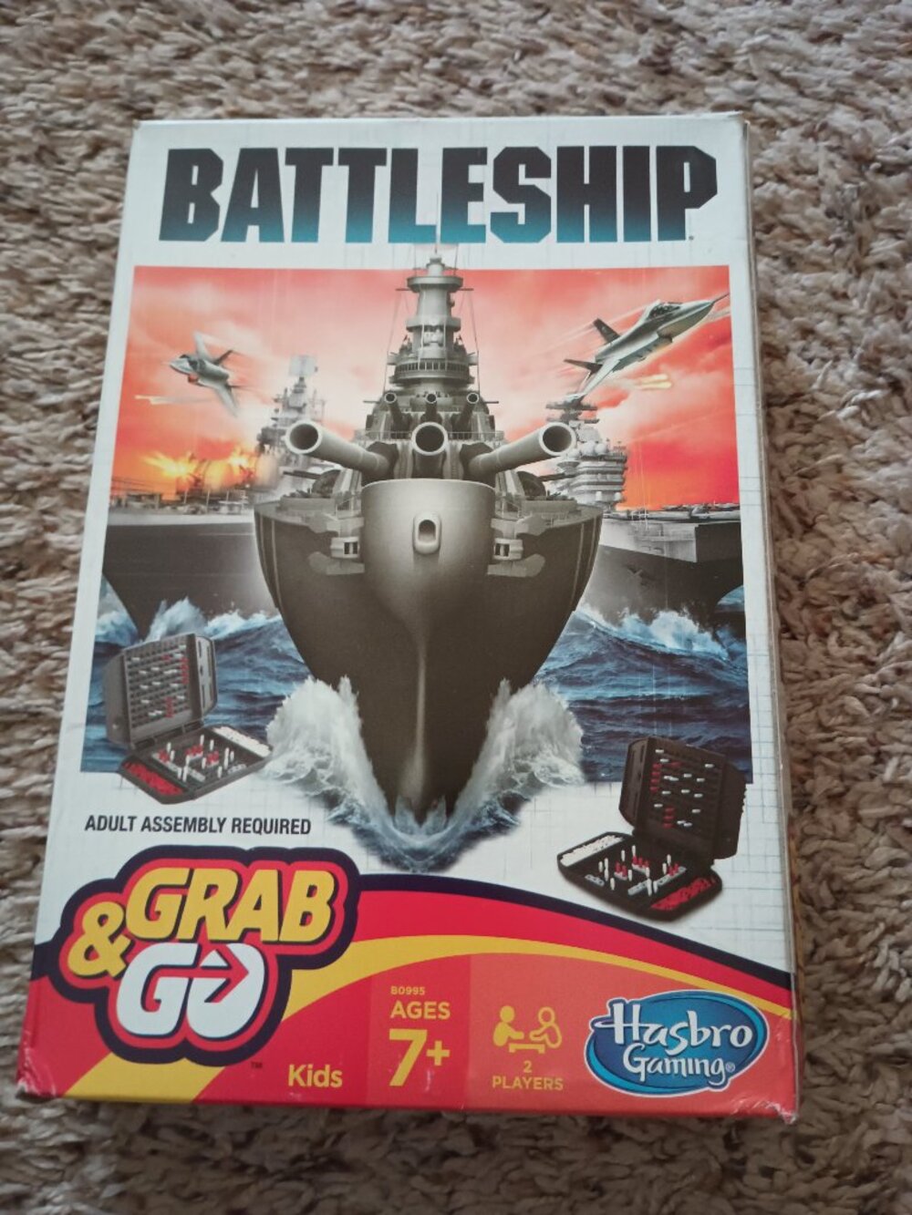 Battleship game travel set